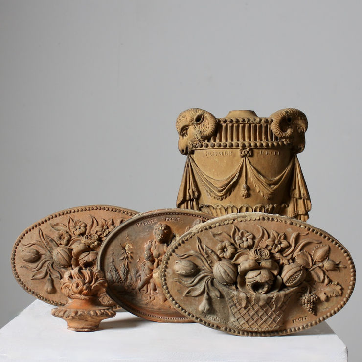 Collection Of George III Terracotta Tablets By Jonathan Harmer