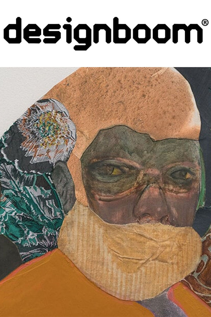 interview: artist david shrobe turns discarded materials into empowering portraits