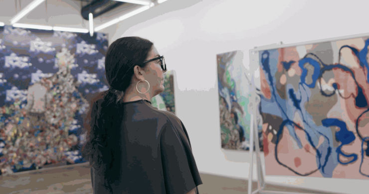 Exhibition Walkthrough with Monique Meloche: 25!