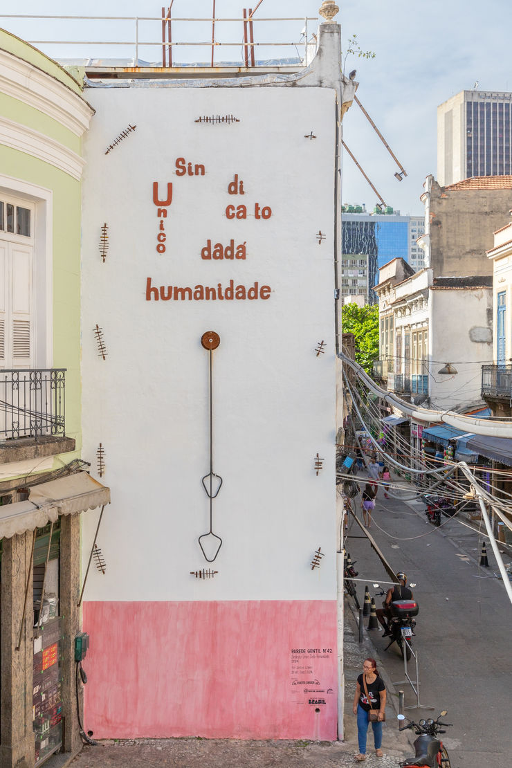 Parede Gentil 42 – Jarbas Lopes "Sindicato único dadá humanidade"