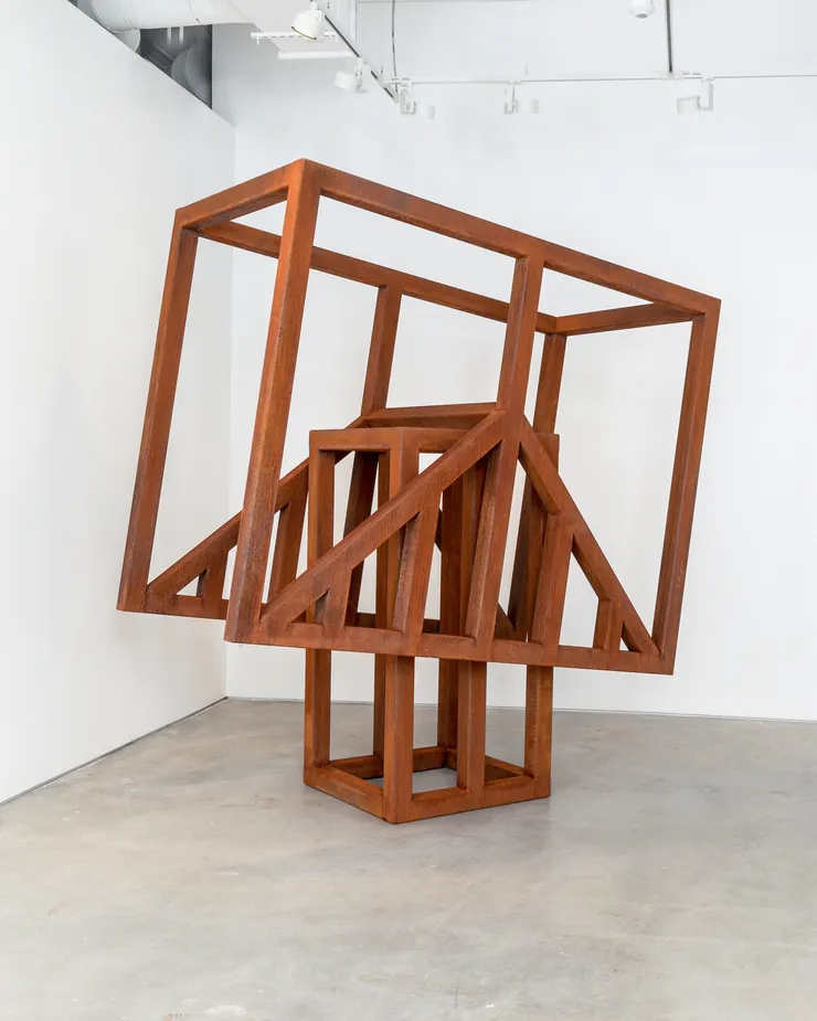 Rebel # 05, 2021 corten steel 265 x 250 x 125 cm | 104.3 x 98.4 x 49.2 in