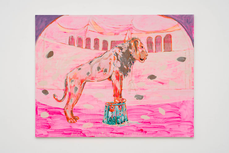 Gabriela Machado “Ainda bem, atravessei as nuvens”, 2026 técnica mista sobre tela acrylic on linen 150 x 195 cm 59.05 x 76.77 in