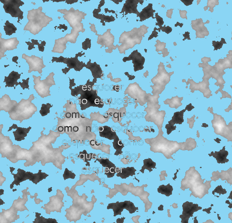 Augusto de Campos “Esquecer”, 2017 impressão sobre papel Hahnemühle Photo Rag 308g print on Hahnemühle Photo Rag 308g paper 62 x 64,5 cm 24.40 x 25.39 in ed 1/5