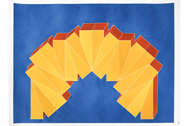 Raphaël Zarka, Série "Les Prismatiques", 2013