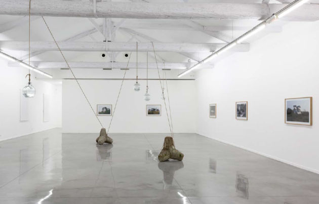 Raphaël Zarka, "Double landscape with Tetrapod", 2013