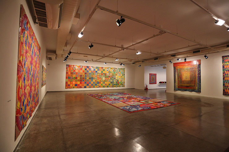 Delson Uchôa, vista da exposição ¨Pintura Vingada¨ , 2022