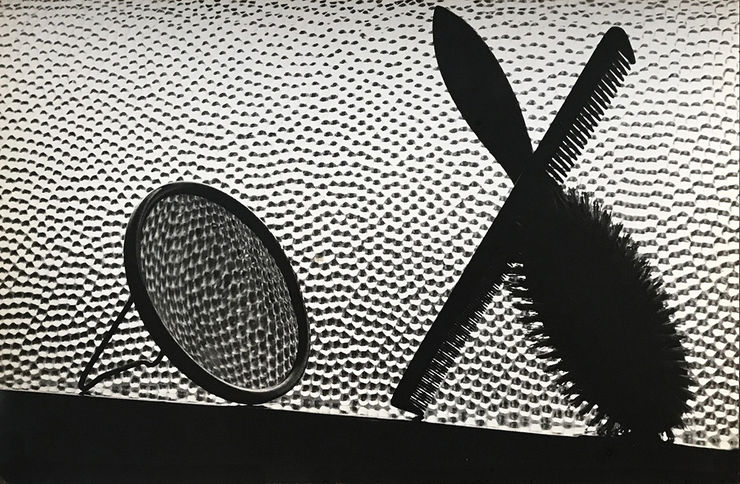 Gertrudes Altschul Composição, c. 1957 Gelatina e prata, vintage Vintage gelatin silver print 25,5 x 39 cm 10.03 x 15.35 in