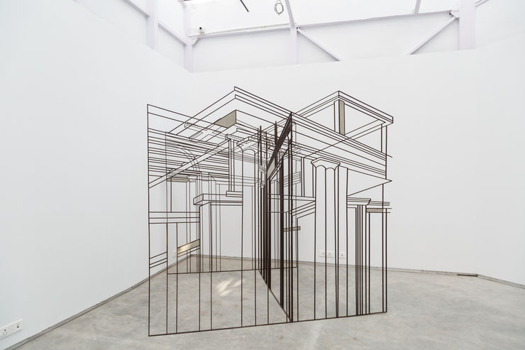 Rathin Barman | Install view | I wish to let you fall out of my hands (Chapter II) | Group exhibition | Experimenter – Ballygunge Place, Kolkata | February 28 – April, 30, 2018