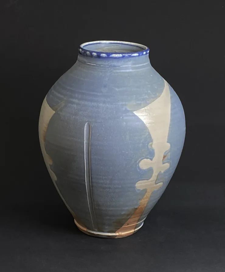 James Herring, Blue Vase, 2020
