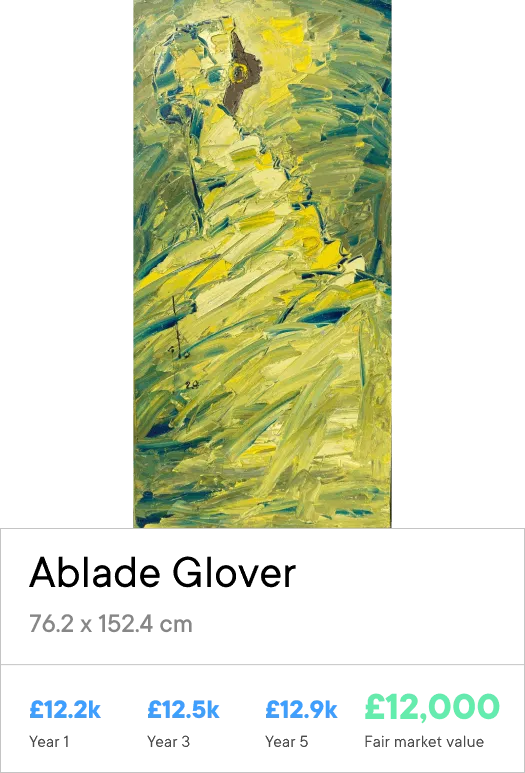 Ablade Glover, Green Profile, 2020