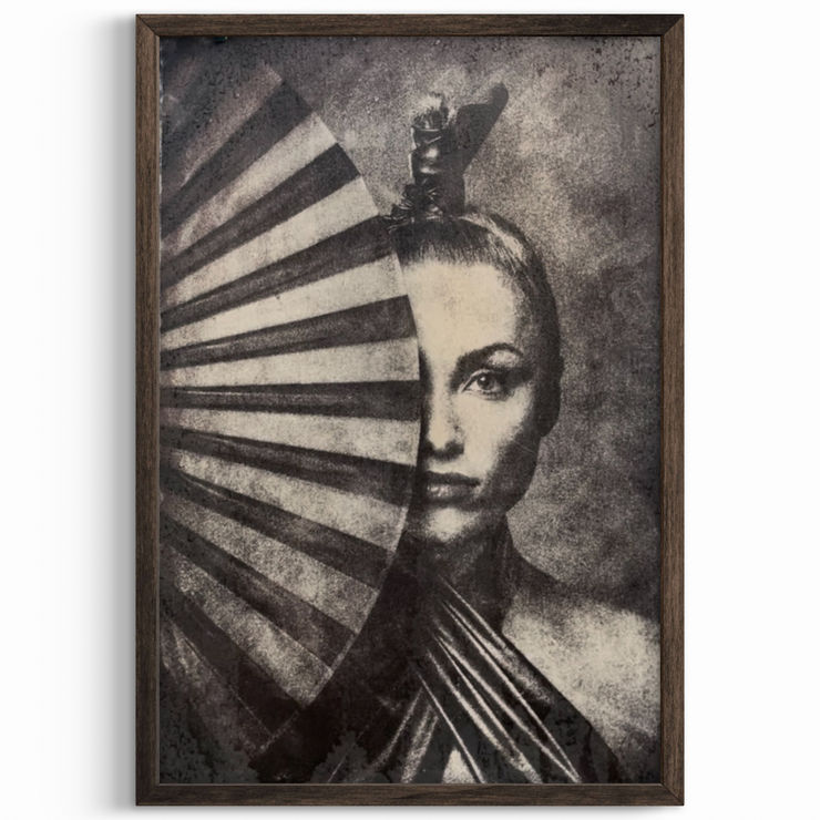 'Shadow' Gumoil , 2025 Size: 60cm x 40cm (23.6" x 15.7")