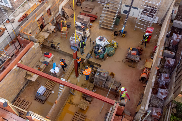 Basement dig completed on Guildford Grand Designs