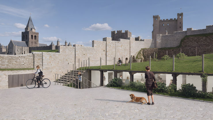 Rooted in Rochester, Consent within the grounds of a scheduled ancient monument