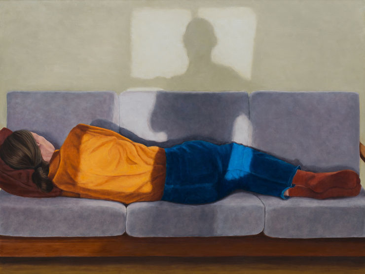 Even When I Sleep 120 x 160 cm, oil on linen