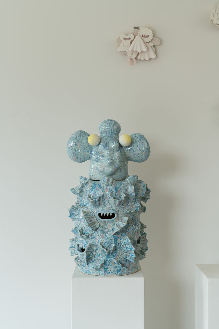 Kartini Thomas Blue Monster Sculpture