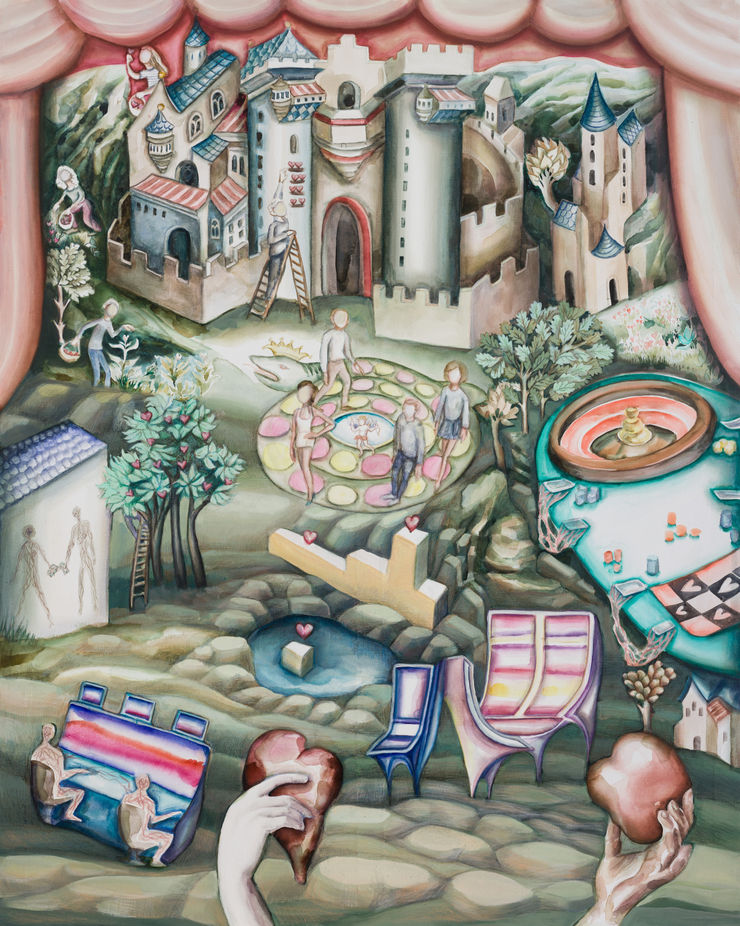 Katarzyna Wyszkowska Data Dating, 2024 Oil on canvas 150 x 120 cm | 59 x 47 1/4 in