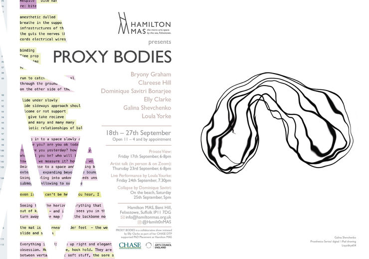 Proxy Bodies With work by Elly Clarke, Bryony Graham, Clareese Hill, Savitri, Galina Shevchenko and Loula Yorke