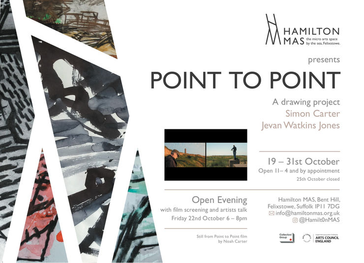 Point to Point A Drawing Project by Simon Carter and Jevan Watkins Jones