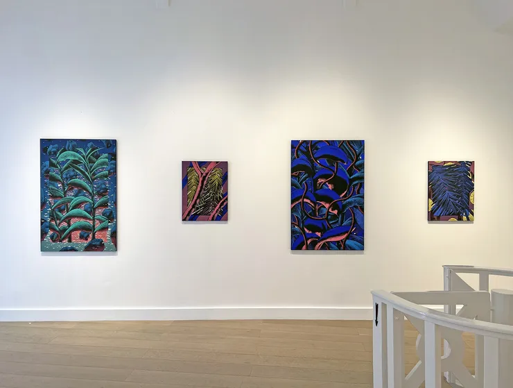 Julien Colombier, Accrochage de groupe, Le Feuvre Roze