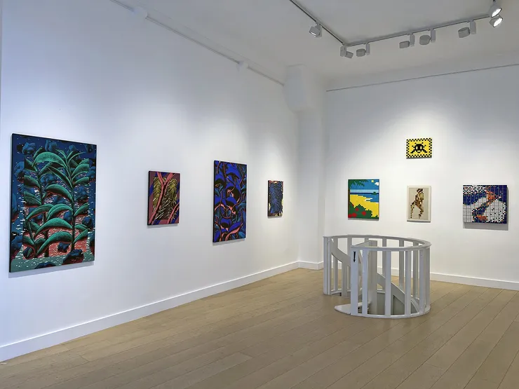 Julien Colombier, Invader, Accrochage de groupe, Le Feuvre Roze