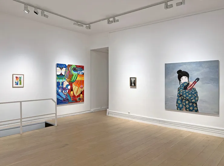 Sixe Paredes, Ella & Pitr, Accrochage de groupe, Le Feuvre Roze