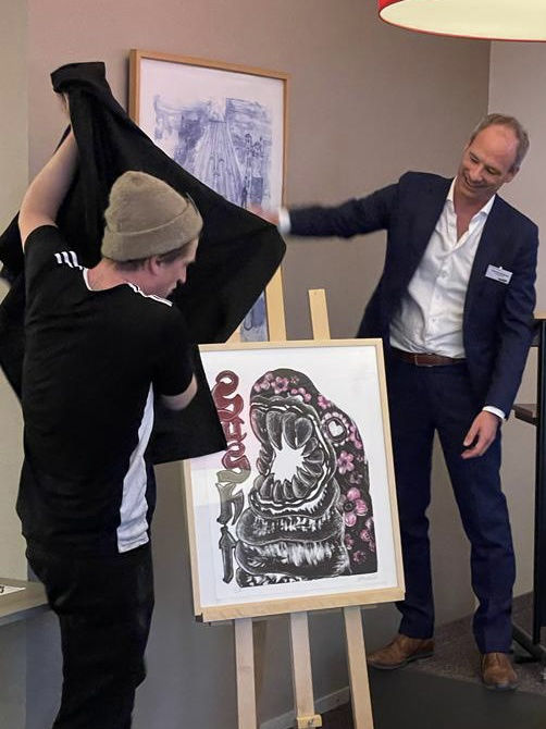 Onthulling Sponsor Litho