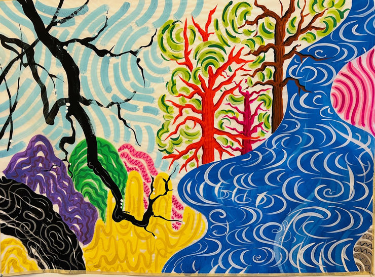 Kazumi Yoshida, Paysage Ikagura, 2023