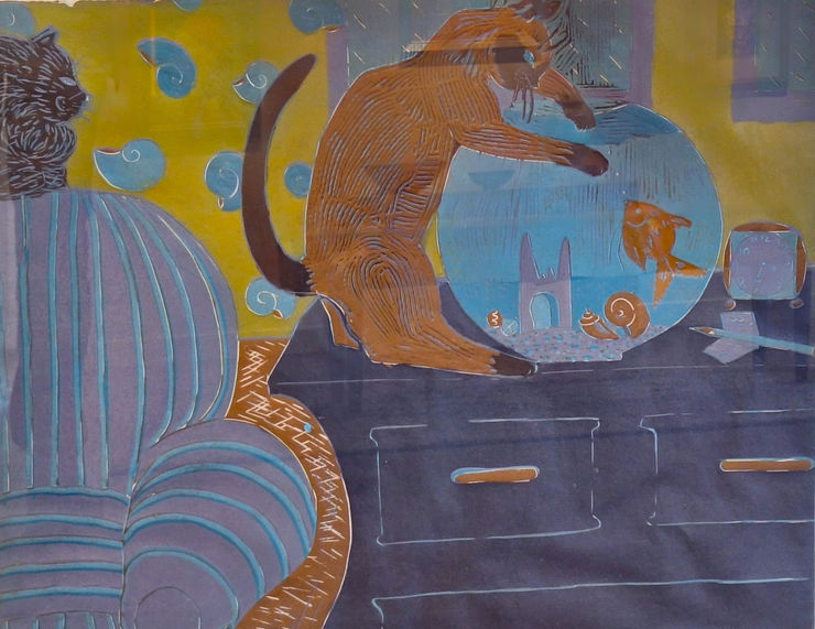 Jennifer Guske, Cat/Fish, 1980S