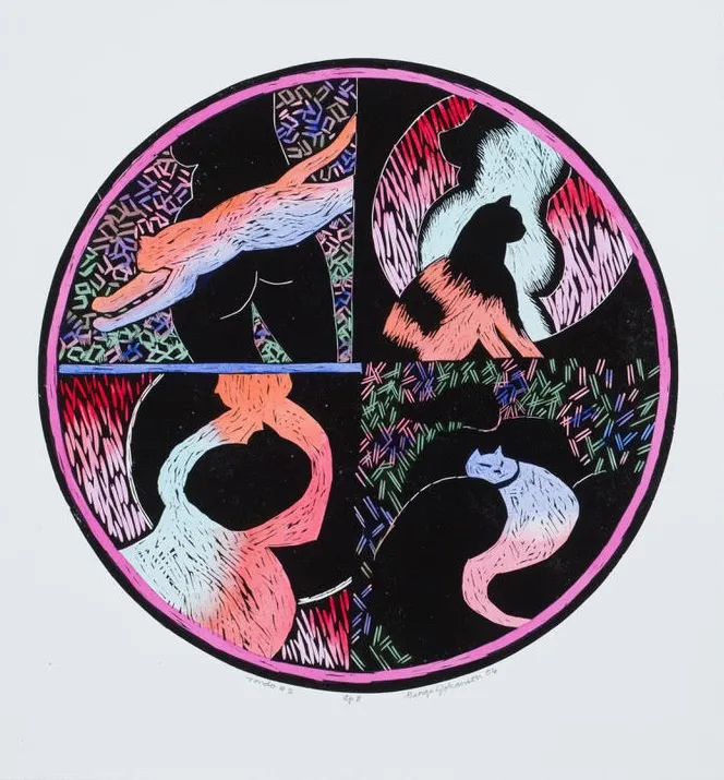 George Johanson (1928-2022), Tondo #2 (Unframed), 2006