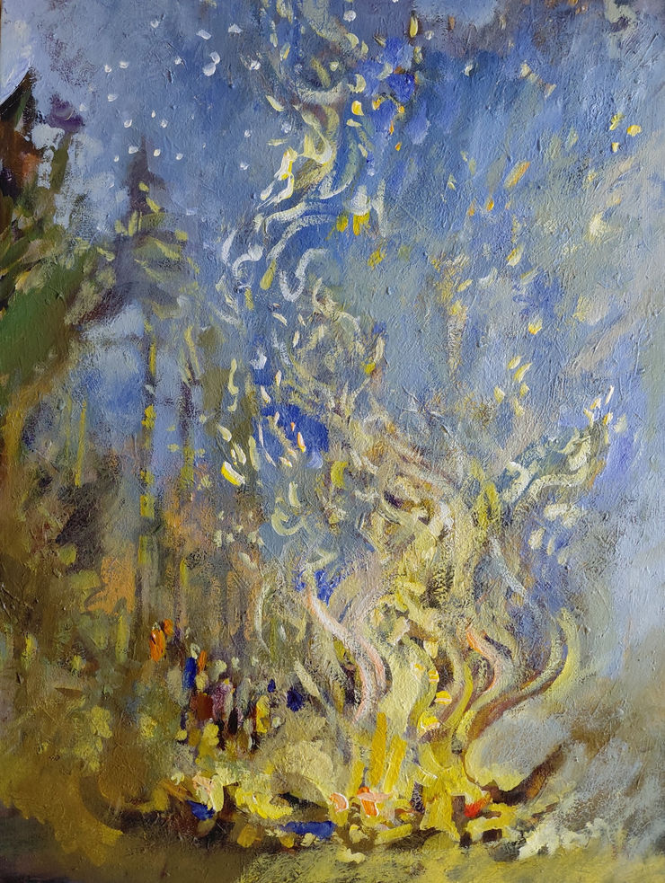 Erik Sandgren, New Year Bonfire