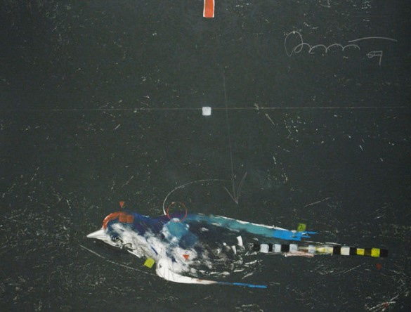 RICK BARTOW (1946-2016), Bird Nesting on the Ground For Jim M., 2007