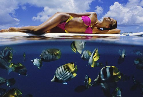 Brian Lanker (1947-2011), Elleon Surfboard, 1985