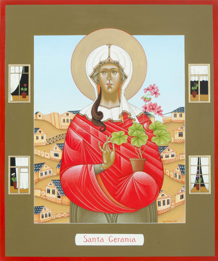Olga Volchkova, Santa Gerania - Original and print available, 2012
