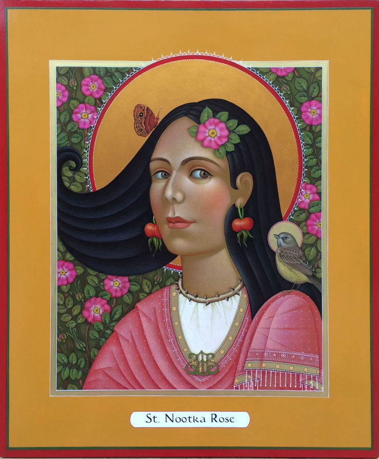 OLGA VOLCHKOVA, St. Nootka Rose - Print available