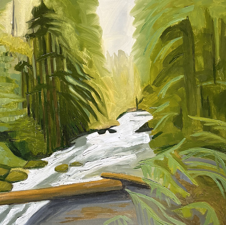 Hart James, Quilcene River II, 2025