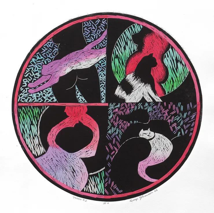 George Johanson (1928-2022), Tondo #2 (Unframed), 2006