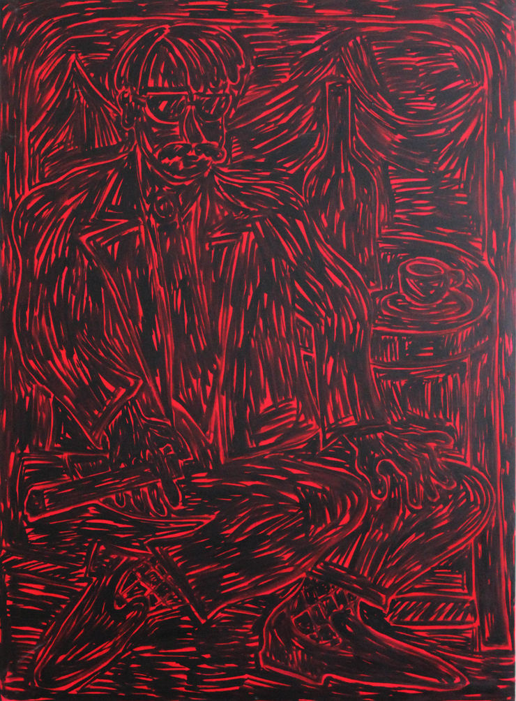 Rade Petrasevic, When Painting kicks in, 2020