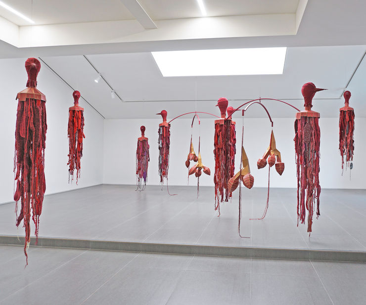 Crop The Ritual Of The Red Birds 2025 Fabric Thread Yarn Cord Metal Cardboard Contact Paper Dimensions Variable