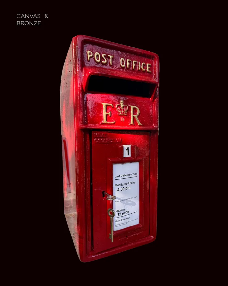 Royal Mail Traditional Post Box ER Red, 2026