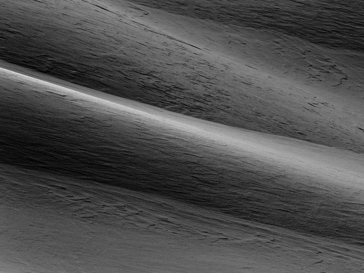 Weisse Monochromie, Winterlandschaft, Schnee