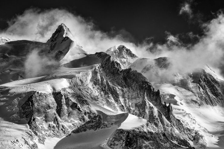 Wintersturm an der Dufourspitze, Gaudenz Danuser