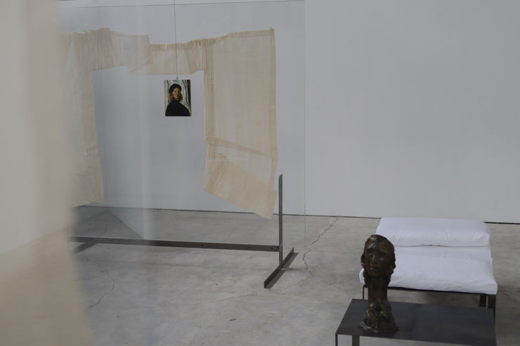 Installation view of 'a room of her own'. Photgraph by Lukas Gschwandtner.