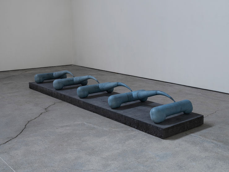Carlos H. Matos I dig, I find , 2025 Pigmented concrete 28 x 241 x 52 cm (11 x 95 x 20.4 in) 103 kg