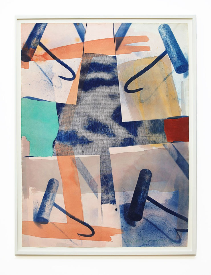 Heynálar, 1982 akríl og ljósnæm efni á pappír Heynálar, 1982 acrylic and photosensitive materials on paper 104 x 75,5 cm MAK0018