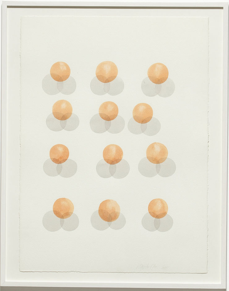 Án titils, 2012 vatnslitur á pappír Untitled, 2012 watercolours on paper 50 x 32,4 cm SÁS0021