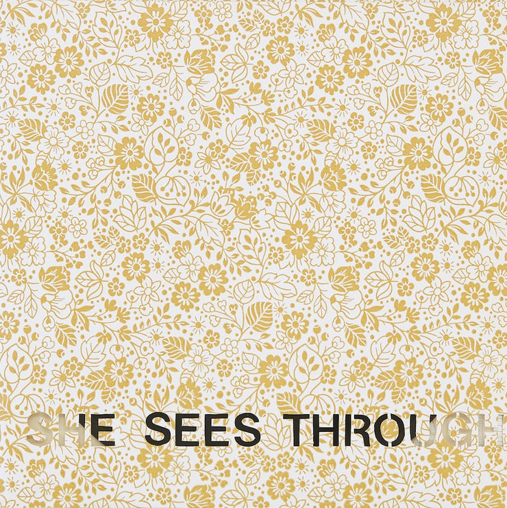 comme ca louise?, 2017 mixed media on paper 32 x 32 x 1,5 cm