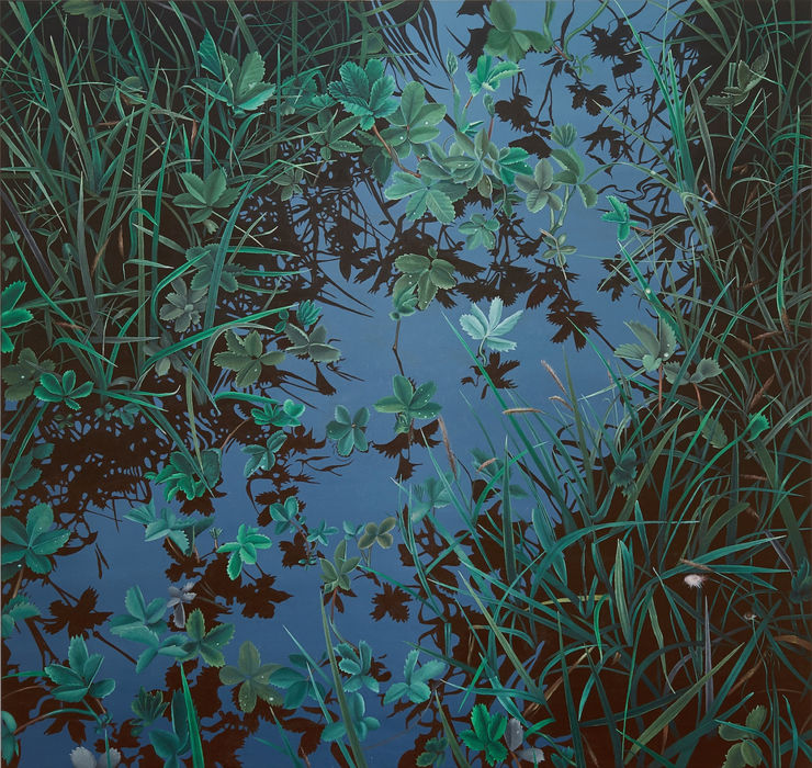 Mýri 3, 2016. Olía á striga / oil on canvas. 200 x 190 cm