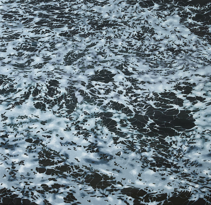 Ermarsund II, 2014 olía á striga English Channel II, 2014 oil on canvas 169 x 174 cm SBB0053