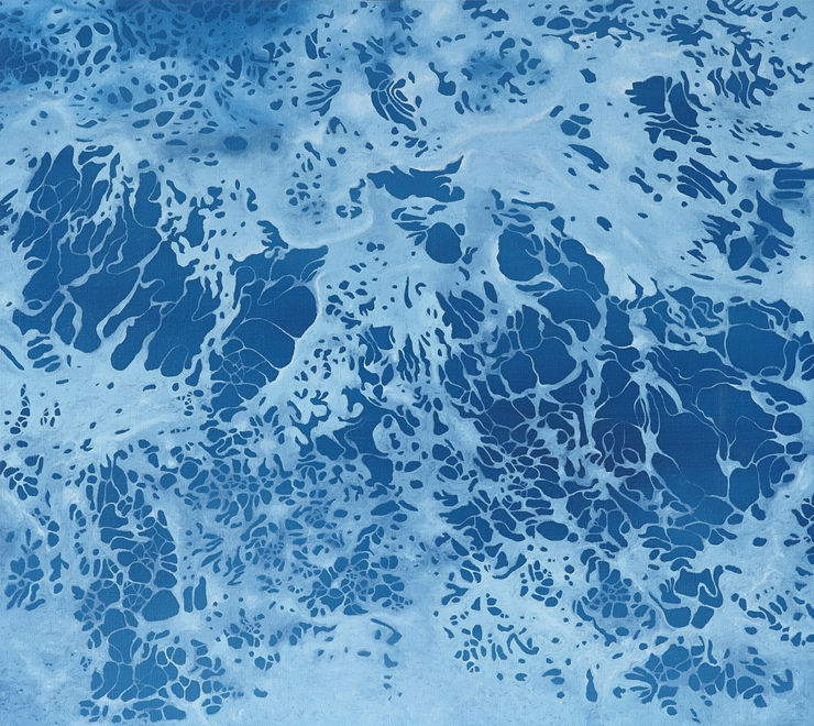 Sjórinn við Stokknes, 2013 olía á striga Sjórinn við Stokknes, 2013 oil on canvas 80 x 90 cm SBB0050