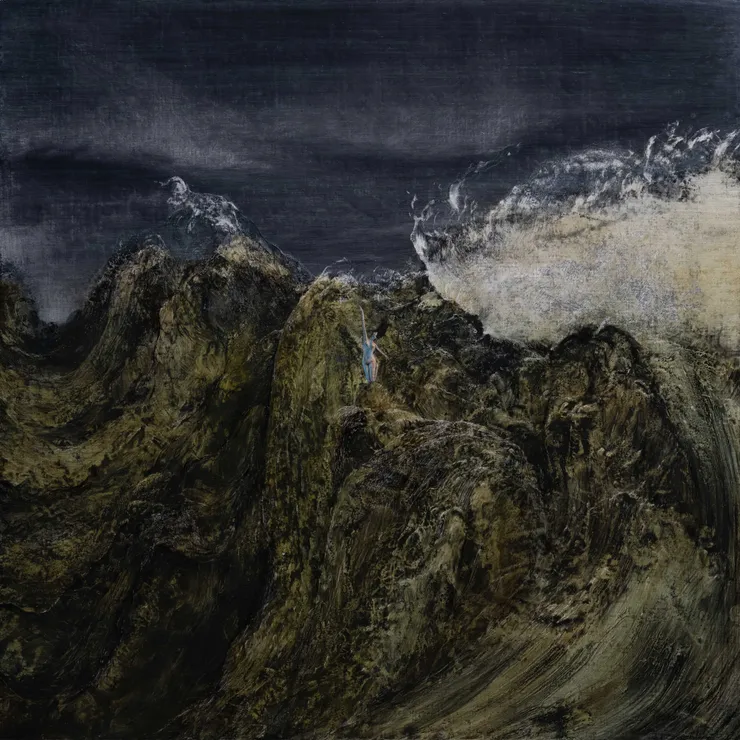 Shiori Eda Water Colors Iii 2022 Oil On Paper Mounted On Wood 40 X 40 Cm Bd 1